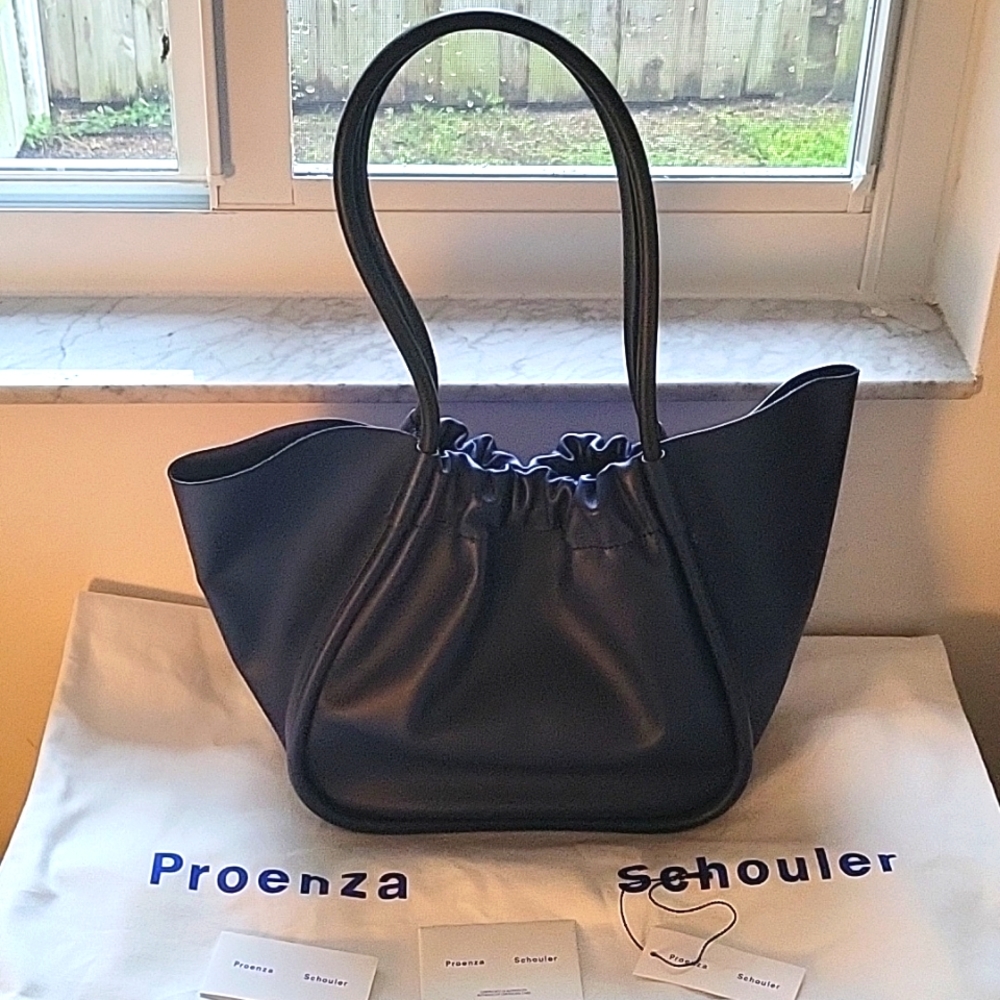 Proenza Schouler Large Ruched Tote-New Blue